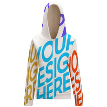 Charger l'image dans la galerie, Impression des multi-images Sweat à Capuche en Peluche zippé Grande taille Femme BH1 personnalisé avec photo texte logo motif