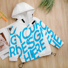 Charger l'image dans la galerie, Impression d’image unique sweat à capuche veste zippé enfant 6ans / 12 ans A681 personnalisé avec photo motif logo texte