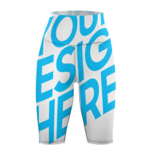 Charger l'image dans la galerie, Impression des multi-images Legging/short de yoga décontracté taille haute femme Y10B personnalisé avec photo motif logo texte