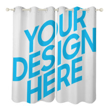 Charger l'image dans la galerie, Rideau perforé occultant (couture deux pièces) personnalisé avec photo image texte logo motif
