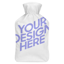 Charger l'image dans la galerie, Bouillotte originale avec couvercle 26.5 X 15.3cm personnalisée avec photos prénoms texte