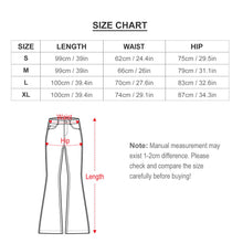 Charger l'image dans la galerie, Jean extensible évasé MC603 Personnalisé de poche avec des images et du texte (Conception multi-images)