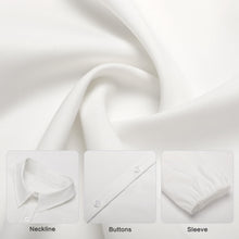 Charger l'image dans la galerie, Chemise chemisier blouse femme à manches longues Vintage HS personnalisé avec photo image logo motif texte (impression des multi-images)