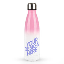 Charger l'image dans la galerie, Gourde en acier inoxydable / Bouteille d'eau en cola personnalisé avec votre photo logo prénom