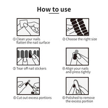 Charger l'image dans la galerie, Stickers nail art / stickers ongles / autocollants à ongles (5 pièces) personnalisé avec prénom logo photo motif texte