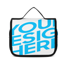 Charger l'image dans la galerie, Trousse de toilette suspendue avec crochet en S et poignée trousse de toilette entièrement imprimée personnalisé avec photo texte prénom