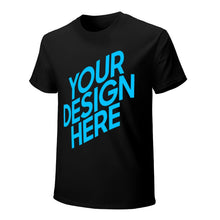 Charger l'image dans la galerie, T-shirt tee shirt en coton à manches courtes homme imprimé sur le devant personnalisé avec photo motif texte logo