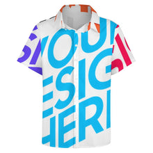 Charger l'image dans la galerie, Chemise manches courtes sans poche pour homme AY005 personnalisé avec photo texte prénom