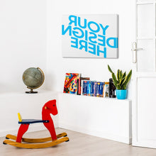 Charger l'image dans la galerie, Photo déco toile murale à suspendre personnalisée avec photo motif texte logo (Version horizontale )