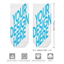 Charger l'image dans la galerie, Chaussettes courtes personnalisées avec photo logo motif texte