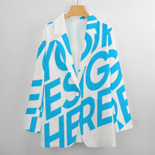 Charger l'image dans la galerie, Costume décontracté tailleur chic confortable femme personnalisée avec photo logo texte motif (conception une image)