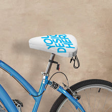 Charger l'image dans la galerie, Housse de selle vélo QC1103004 impression personnalisée avec motif texte logo image