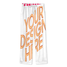 Charger l'image dans la galerie, Ensemble pyjama homme chemise à manches longues + pantalon long avec cordon personnalisée avec prénom motif texte (conception multi-images)