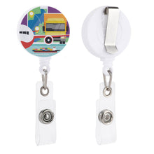 Charger l'image dans la galerie, Insigne porte-badge d'identification personnalisé avec image texte motif logo