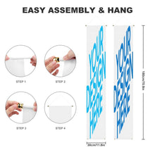 Charger l'image dans la galerie, Peinture suspendue de symétrie en armure toile GY0903159 Personnalisé avec texte