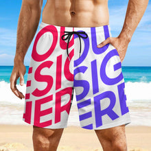 Charger l'image dans la galerie, 2023 New homme maillot de bain short de compression de plage à séchage rapide personnalisé avec avec photo texte prénom (conception multi-images)