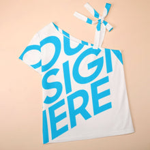 Charger l'image dans la galerie, Manches courtes ZT avec nœud à une bandoulière Personnalisé avec photo et logo (Image unique)