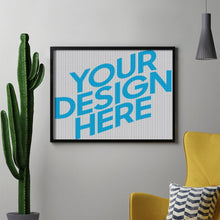 Charger l'image dans la galerie, Peinture au diamant version horizontale (rond) personnalisé avec photo text