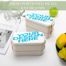 Charger l'image dans la galerie, Lunch box / boîte à bento déjeuner personnalisée avec logo motif image texte