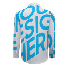 Charger l'image dans la galerie, Chemise à manches longues Homme Originale Grande taille 3M38 personnalisée avec texte photo logo motif (Impression d'image unique)