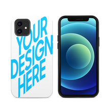 Charger l'image dans la galerie, Coque de téléphone en bois iPhone 12/ 12Pro impression personnalisée avec image logo motif texte