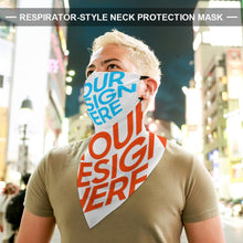 Charger l'image dans la galerie, Masque / Bandana à boucle d'oreille personnalisé avec photo logo motif texte