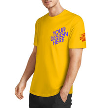 Charger l'image dans la galerie, Les t-shirts classiques en coton biologique imprimés poitrine et poignets personnalisée avec prénom motif texte