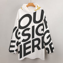 Charger l'image dans la galerie, Sweat à capuche couverture femme adulte B412 personnalisé avec photo et image (Image unique)