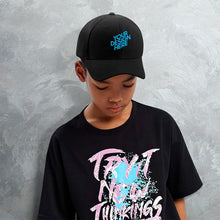 Charger l'image dans la galerie, Casquette / Chapeau en jean en caoutchouc courbé pour enfant personnalisé avec photo logo texte motif