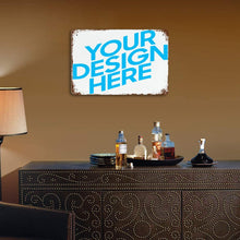 Charger l'image dans la galerie, Peinture personnalisée en feuille de fer avec rouille (Version horizontale)