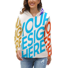 Charger l'image dans la galerie, Impression des multi-images Sweat à Capuche en Peluche zippé Grande taille Femme BH1 personnalisé avec photo texte logo motif