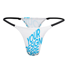 Charger l'image dans la galerie, String Slip Femme Sexy Moderne D42 Personnalisé Avec Photo Texte Motif Logo (Impression Complète Une Image)