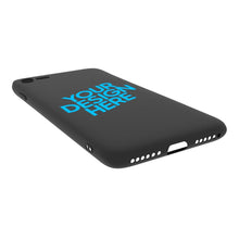 Charger l'image dans la galerie, Coque de téléphone portable iPhone 7/8 noir transparent impression personnalisé avec image logo motif texte