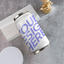 Charger l'image dans la galerie, Bouteille d'eau en Cola / Gobelet à paille personnalisée de plusieurs images avec texte et logo photo