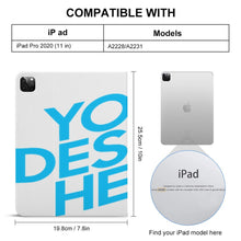 Charger l'image dans la galerie, Étui coque de protection iPad (modèle des livres) personnalisé avec photo logo motif texte