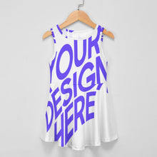 Charger l'image dans la galerie, Robe sans manches fille F12Q personnalisé avec photo texte prénom (conception une image)