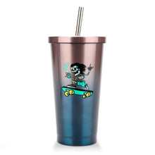 Charger l'image dans la galerie, JJ0520060 Tasse de paille personnalisé avec Texte, Image, Photo, Logo