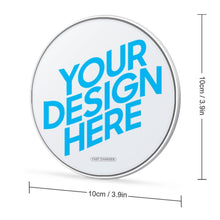 Charger l'image dans la galerie, Chargeur sans fil Universel à induction 10W personnalisé avec photo logo motif texte