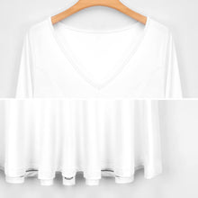 Charger l'image dans la galerie, Robe personnalisée Femme oversize / Robe personnalisable col V B829 impression avec prénom photo logo (image unique)