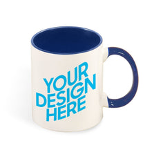Charger l'image dans la galerie, Mug personnalisble céramique avec poignée colorée