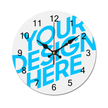 Charger l'image dans la galerie, Horloge murale vintage en bois simple personnalisée avec photo motif texte logo image