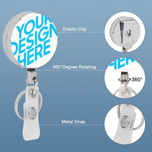 Charger l'image dans la galerie, Boucles en métal / clip métallique en acier inoxydable de certificats / cartes personnalisés avec logo photo motif texte