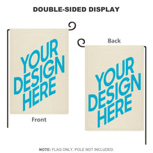 Charger l'image dans la galerie, Drapeau de jardin décoratif extérieur GY0904006 impression personnalisé avec photo motif logo texte