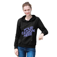 Charger l'image dans la galerie, Sweat-shirt à capuche classique décontracté pour femme avec impression sur le devant sans poche personnalisé avec photo motif texte