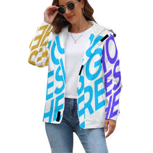 Charger l'image dans la galerie, Impression des multi-images Sweat à capuche/veste polaire avec lacet grande taille Femme A681 personnalisé avec photo logo motif texte