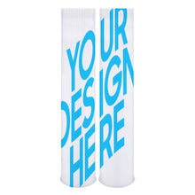 Charger l'image dans la galerie, 5 pièces chaussettes longues respirantes femme homme personnalisés avec photo logo texte motif