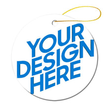 Charger l'image dans la galerie, Décoration/ornement ronde Céramique de Noël GY0902007 impression personnalisée avec texte photo logo motif