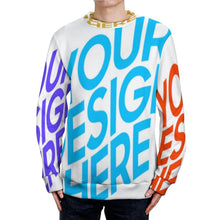 Charger l'image dans la galerie, Pull homme à col rond MY09 personnalisé avec photo et logo (impression des multi-images)