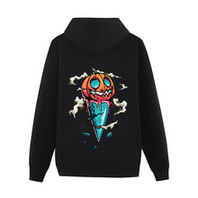 Charger l'image dans la galerie, Sweat pull à capuche personnalisé avec photo texte pour homme sans poche (impression au dos)