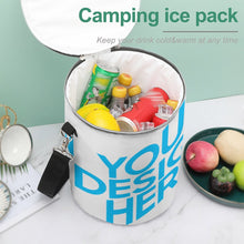 Charger l'image dans la galerie, Sac isotherme de camping A018 personnalisé avec prénom photo texte